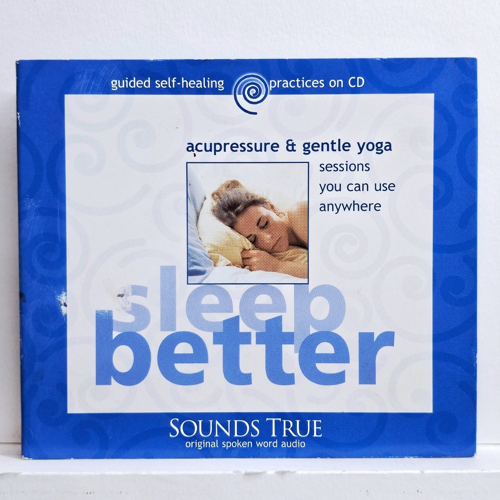 Sounds True Sleep Better‎ Michael Reed Gach Acupressure Yoga CD Spoken Word